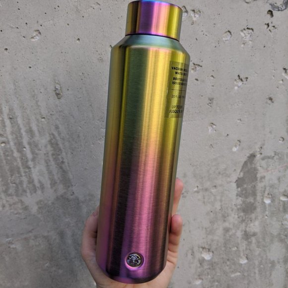 NWT Fall 2020 Insulated Ombre Pink & Yellow Bottle - Picture 10 of 12